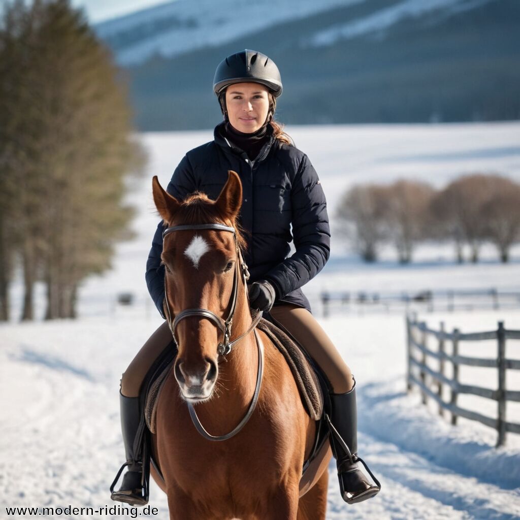 Richtig reiten im Winter: Ausrüstung, Training, Sicherheit