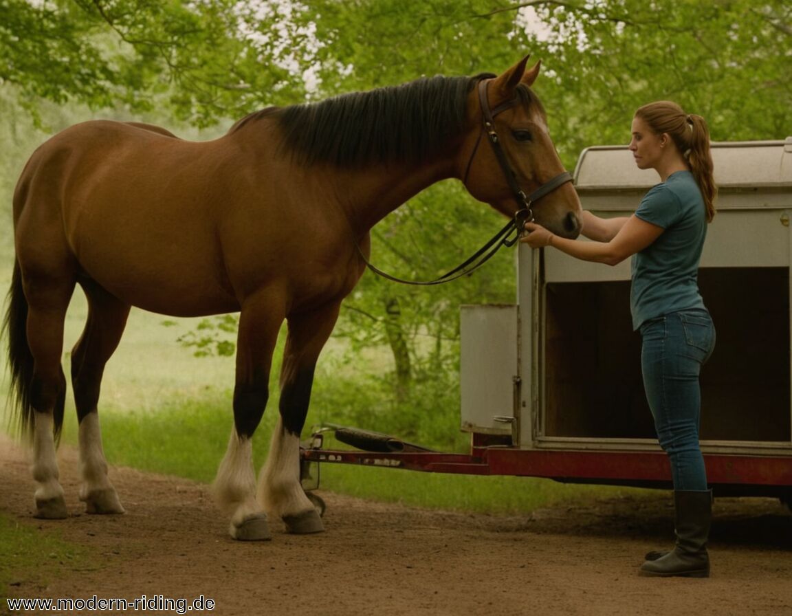 Sicherheit durch ruhige Handhabung gewährleisten - Verladetraining: Der Trick, der selbst schwierige Pferde überzeugt