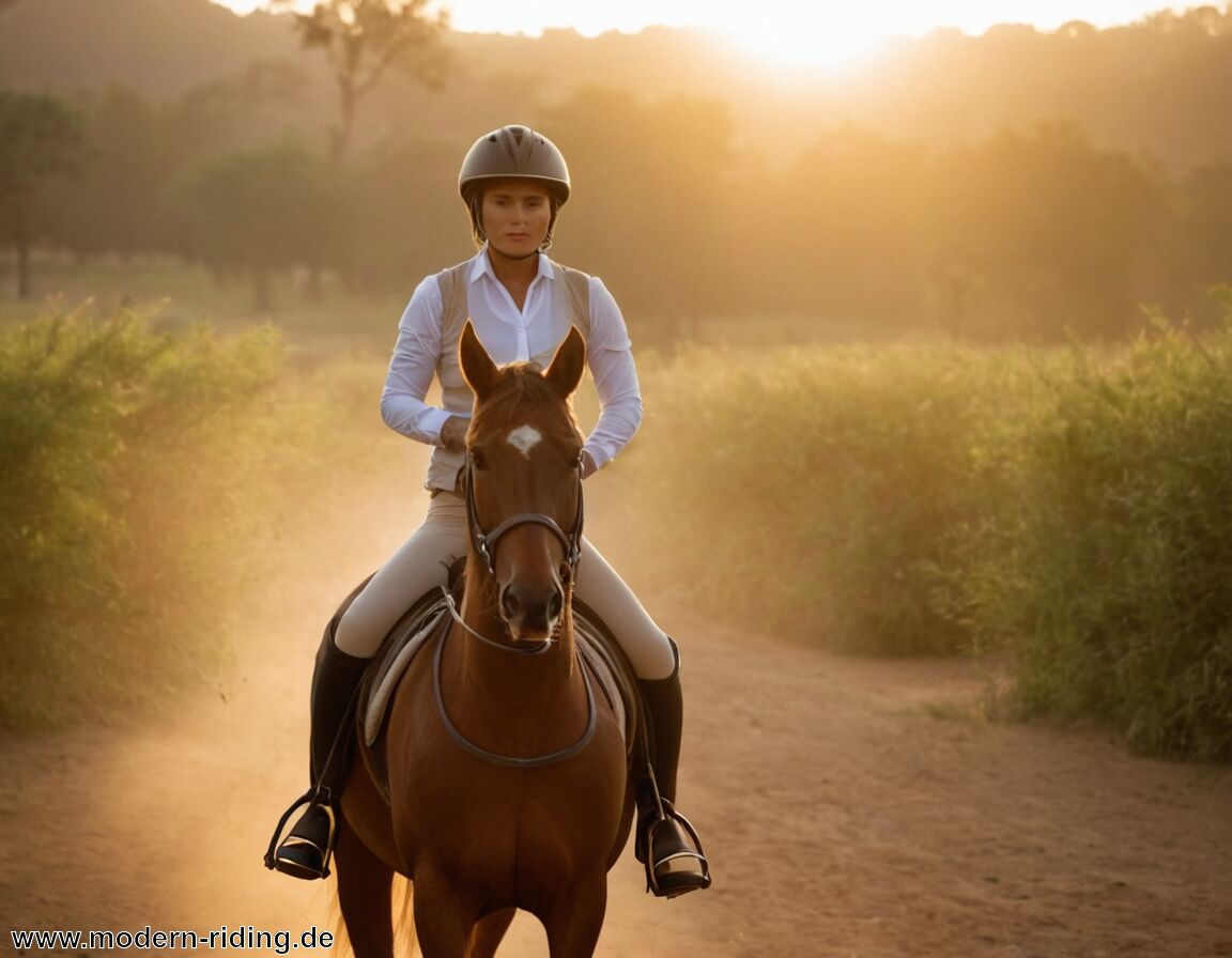 Möglichst morgens und abends reiten, Hitze vermeiden - Sommerprobleme lösen: Fliegen, Hitze, Schweiß – so schützt du dein Pferd