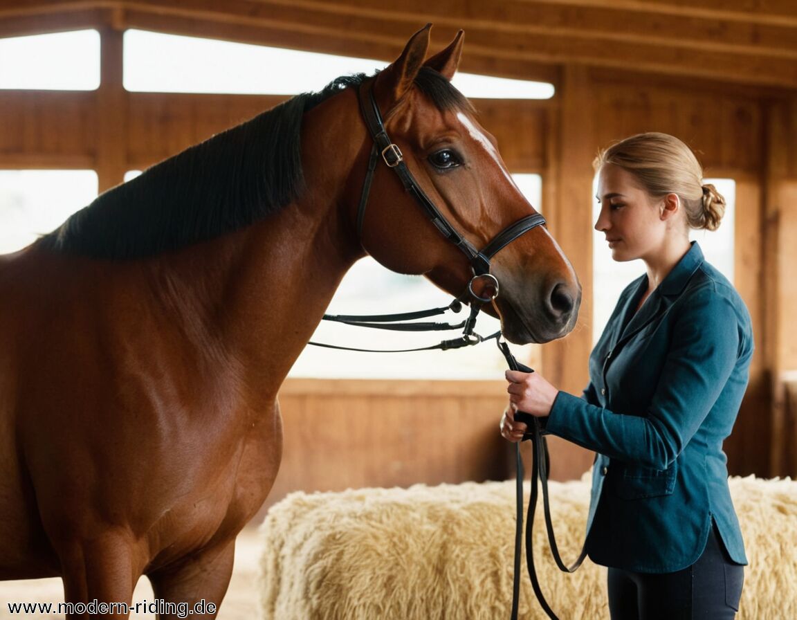 Förderung der Vertrauensbasis - Beritt Pferd